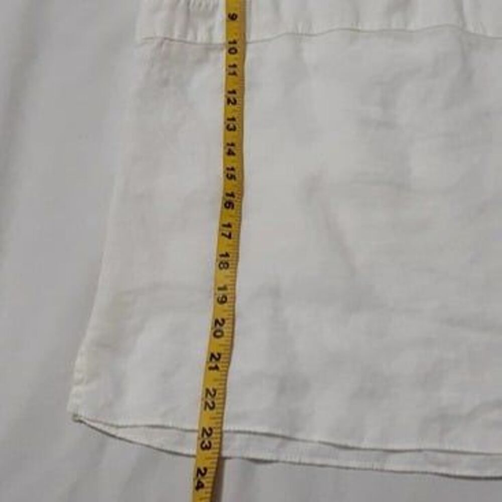 Kiko Women’s White Top  100% Linen Size M  Brand New # 144 - Picture 7 of 8